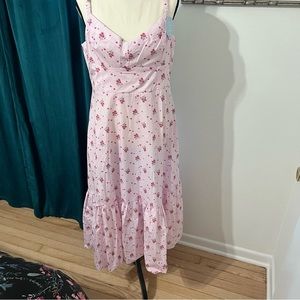 Hill house floral cotton solange dress